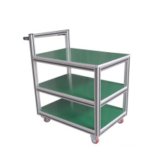 DY-04 Moveable galley metal cart trolley hand push tote cart for Workshop